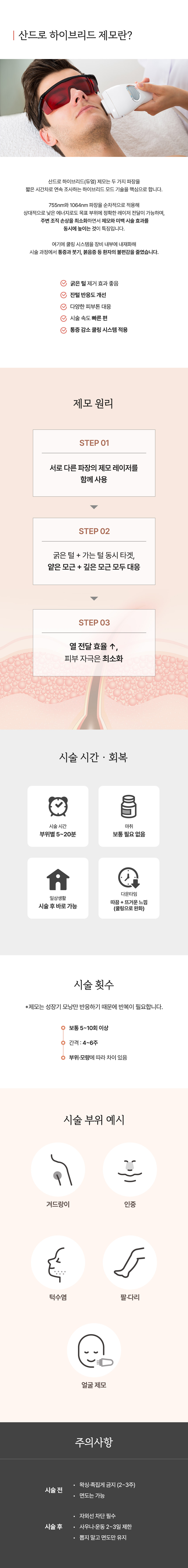 산드로 하이브리드 남성제모 - 이미지 1